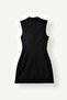 Crew Neck Bengaline Sleeveless Mini Dress I6165Ax26Au - 2