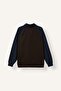 Regular Fit Polo Collar Raglan Sleeve Sweatshirt H5042Ax26Au - 2