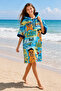 Pool Sea Poncho Bathrobe 100% Cotton - 3
