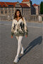 Patterned Zippered Oversize Sweatshirt – Comfortable Fit Seasonal Women's Sweatshirt