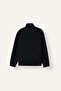 100% Cotton Regular Fit High Collar Zippered Basic Cardigan H4047Ax26Au - 2