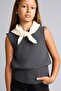 Crew Neck Knitwear Sweater for Girls I6404A826Wn