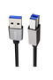 كابل بيانات طابعة USB 3.0 عالي السرعة من BSN بطول 0.3 متر، من النوع A ذكر إلى النوع B ذكر، منفذ مربع AM/BM، متوافق مع محركات الأقراص الصلبة المحمولة - 5