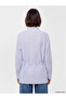 Lcw Modest Blue Striped Lace-Up Women's Shirt Tunic - 4