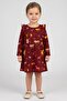 Toddlers Girl Allover Print Dress, Multicolor