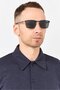 Men CR 80076 Square Sunglasses, Silver - 2