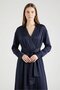 Boss Women Solid Midi Dress, Dark Navy - 2