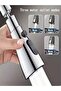 Metallic Faucet Head - 3 Functions - 5