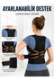 Back and Lumbar Support Upright Posture Corset with Adjustable Cross Straps and Mesh Design