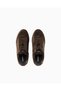 Women's Low-Top Velvet Brown Sneaker with Logo Detail - 4