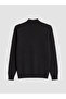 Ozmarka New Season Anthracite Half Turtleneck Men's Knitwear Sweater - 4