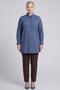 Bead Detailed Cotton Tunic Indigo - 2