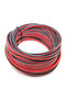 سلك كهربائي أحمر وأسود بطول 5 متر، 20 AWG، 5/10 متر، كابل شريط LED 18/20/22/24/26AWG، ثنائي النواة من النحاس المطلي بالقصدير - 5