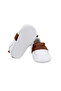 Arlo Leather Belt Detailed Baby Shoes White Tan - 3