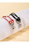 Pack of 2 - Multi-Color Heart Charm Couple's Bracelets - 5