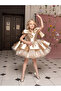 Girls Off Shoulder Bow Sleeve Dress - 6