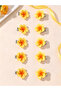 Set of 10 - Flower Hair Clips - 4