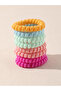 Set of 8 - Spiral Elastic Hair Ties - 7