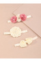 Set of 3 - Flower Hair Clips - 4