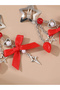 Pack of 2 - Multi-Color Strawberry and Star Charm Hair Clips - 7
