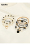 Pack of 5 - Embellished Faux Pearl Bracelet - 4