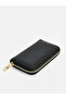 Peak New Season Black Leather Look Knitted Patterned Women's Wallet - 2