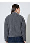 Charcoal Regular Fit Wool-Like Trucker Jacket - 5