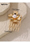 Flower Embellished Hair Pin - 8