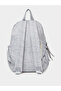 Girls Grey Star Patchwork Casual Backpack - 2
