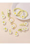 Set of 12 - Flower Hair Accessories Set - 7