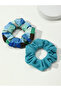Set of 2 - Textured Hair Scrunchies - 5