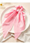 Solid Bow Hair Tie - 5