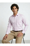 Lavender Solid Long Sleeves Shirt - 5