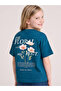 Girls Oversized Graphic T-Shirt - 3