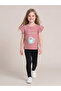 Girls Regular Frill Sleeve Graphic T-Shirt - 4