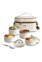Complete Portable Meal Storage Set with Insulated Lunch Carrier and Two Stackable Containers for Convenient Food Organization, Easy Transportation, Reusable Daily Meals, Office, School, Travel, and Ou