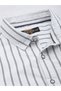 Men Regular Fit Striped Cutaway Collar Casual Shirt - 4