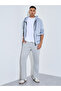 Men Grey Open Hem Relaxed Fit Joggers - 2