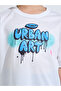 Boys Graffiti Print Oversized Sports T-Shirt - 4