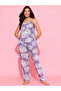 Pack of 3 - Light Purple Floral Print Robe, Cami and Pants Pyjama Set - 2