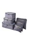 6-Piece Multi-Functional Organizer With Laundry Pouch Set Grey