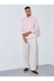 Light Pink Solid long Sleeves Shirt - 2