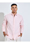 Light Pink Solid long Sleeves Shirt