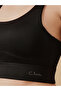 Black Padded High-Impact Sports Bra - 5