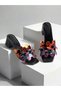 Embellished Strap Block Heel Sandals