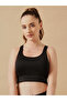 Black Padded High-Impact Sports Bra - 3