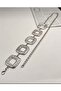 Silver Chain Belt Dress Belt Shirt Belt Coat Belt