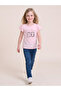 Girls Regular Frill Sleeve Graphic T-Shirt - 4