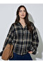 Black Checked Print Long Sleeve Shirt - 3