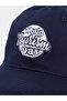 Navy Blue Embroidered Baseball Cap - 2